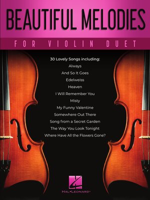 cover image of Beautiful Melodies for Violin Duet
